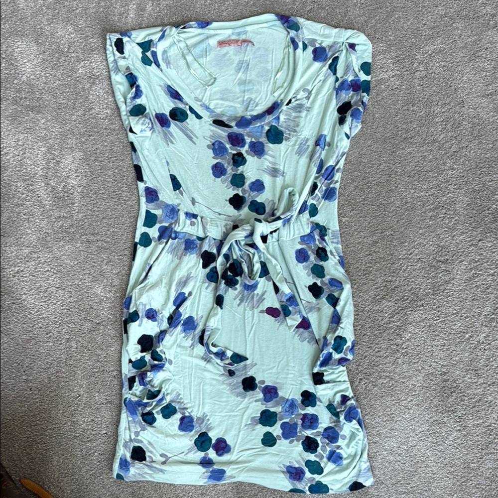 Juicy Couture Mint Green and Purple Mini Dress